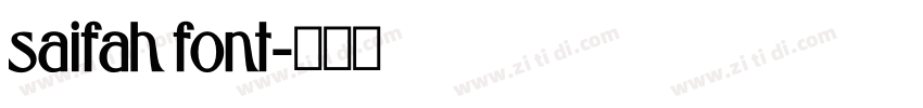 saifah font字体转换 saifah font字体转换
